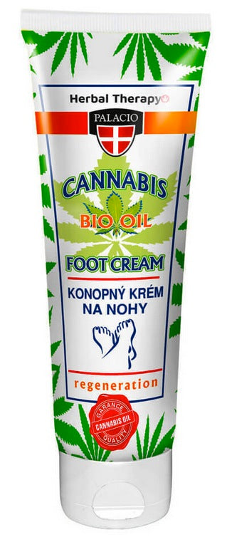 PALACIO CANNABIS FOOT CREAM TUBE 125 ML