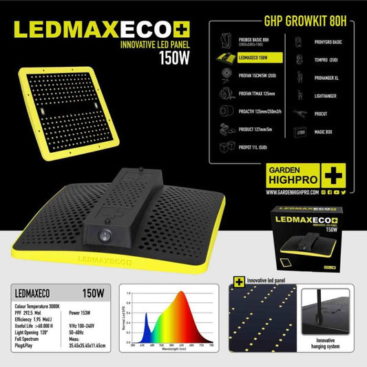 Garden Highpro LEDMAXECO 150 w Sistema di illuminazione LED